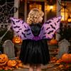 All-night Wearable Wings Bat Wing for Kids Girls, Halloween Fairy Versatile Accessory Costume Parties, Cosplay, Festivals, Stage Performance