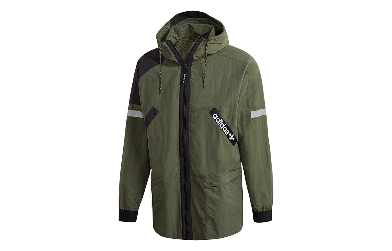 Adidas Originals Jackets Men s Basic Green Hooded Moderate Other GD5587 S