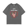 Funny UTI? More Like U + I Meme Print Tshirt Summer Unisex Casual Loose Tee Shirt Unisex Oversized Tees Male Fashion Cotton T-shirt