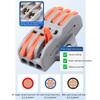 10Pcs Quick Wire Connector Push In Electrical Terminals Block For Soft And Hard Wires Quick Installation Enduring