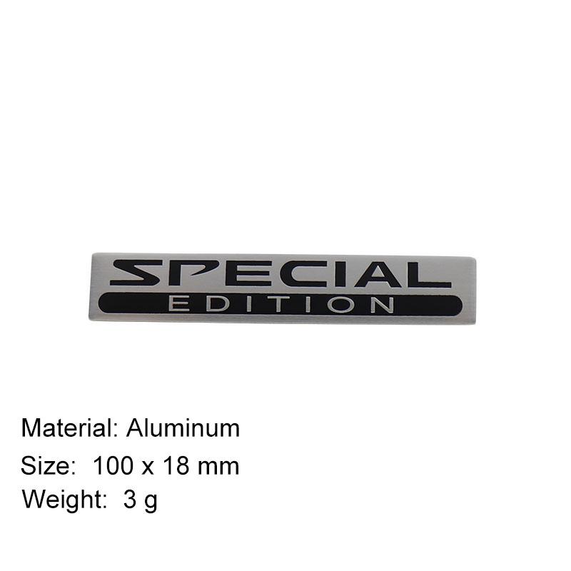 Aluminium Silber Special Edition Logo Limited Edition Emblem Auto Kotflügel Plakette Kofferraum Aufkleber LIMITED EDITION Aufkleber Zubehör