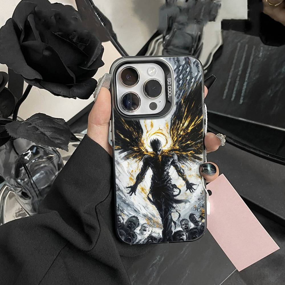 Evil Wings-Angel Wings  Phone Case For iPhone 17,16,15,14,13,12,Pro MAX Black Matte Shockproof Cover