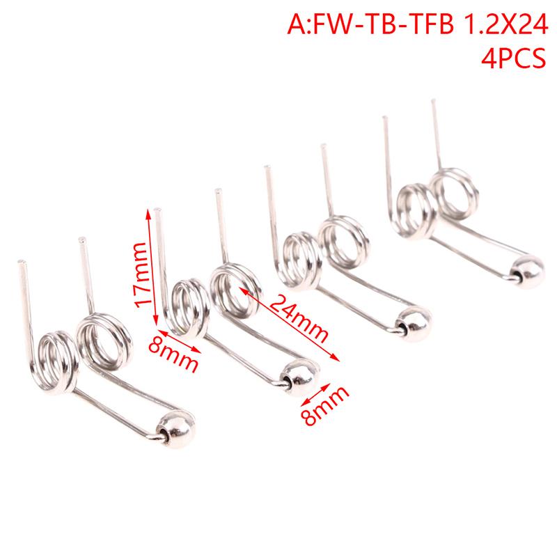 4 шт. Высококачественные сменные аксессуары для плойки для завивки волос: двойная торсионная пружина возврата