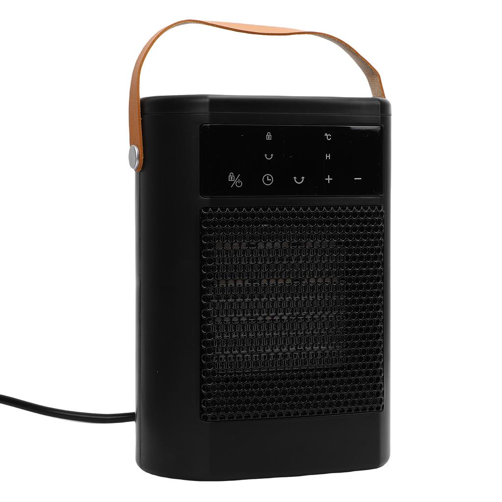 Space Heater 1500W Portable Electric Heater PTC Ceramic Heater with Remote 12H Timer Quiet Touch Screen for Indoor