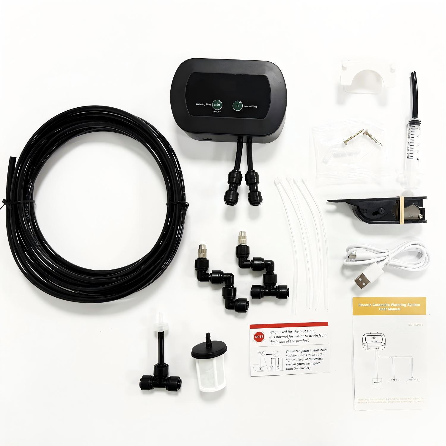 

Автоматическая система туманообразования для рептилий Террариум Тропический лес Распылитель Таймер Туманообразователь Комплект С форсункой 360° Перезаряжаемый через USB Для террариума