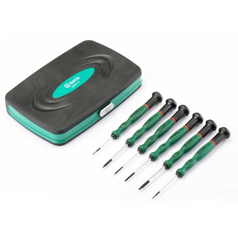 SATA 09311 Precision Screwdriver Set, 6-Piece