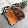 N-Natural Wood Texture   Phone Case For iPhone 17,16,15,14,13,12,11 Plus,Pro Max,XS,Colorful Silver Black Cover