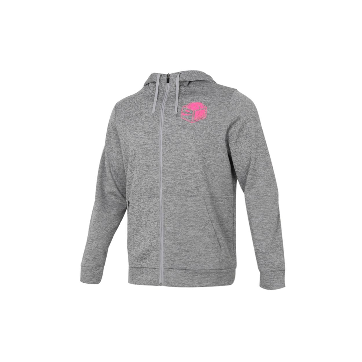 Nike Therma Casual Sports Full-length zipper Cardigan Training hoodie Jacket dark grey Gray Men s CZ2422-063 XL