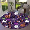 1pc Office Carpet Chair Mats Halloween Trick or Treat Pattern Perfect for Decorating Office Chairs, Living Rooms, Or Bedrooms