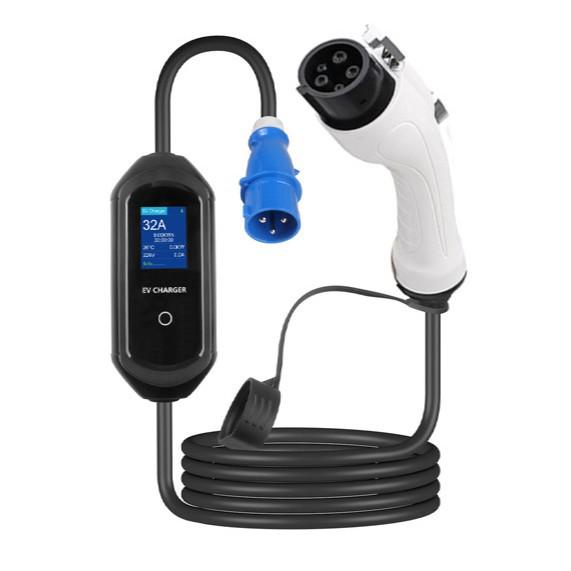 ST-E207M J1772 Portable Home AC Charger 16A/32A Type 1 US Standard