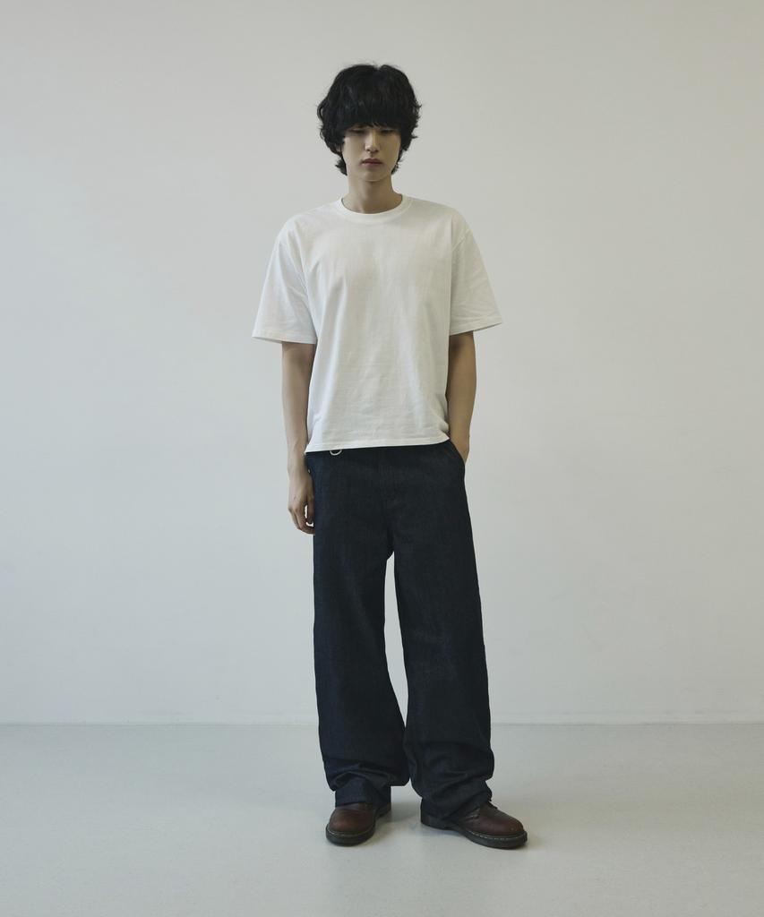 SIGNATURE Natural Crop Short Sleeve T-Shirt [White]