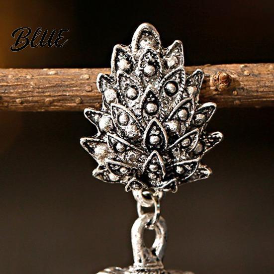 Affordable Alloy Earrings Indian Bohemian Tassel Drop for Women Ethnic