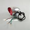 Motorcycle Chrome Bullet Rear Stop Tail Brake Light Cafe Racer Bobber Chopper