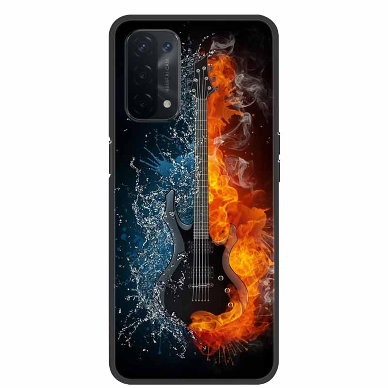 For Oppo A54 5G Case Marble Soft Silicone Back Case for Oppo A55 5G Phone Cover OppoA54 A54 A55 4G 5G 2021 Coque Funda Bag