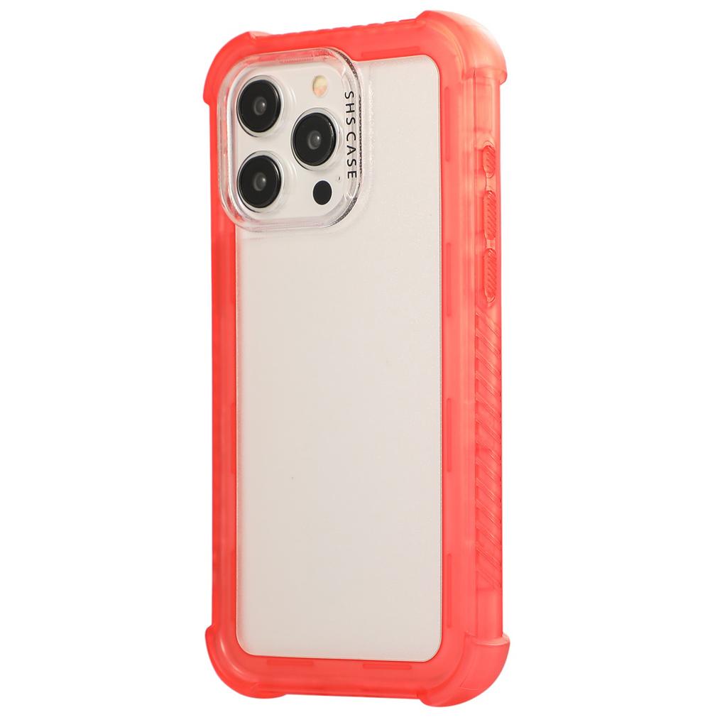 For iPhone 15 Pro Case Non-Slip Side Edge TPU+PC Matte Phone Cover