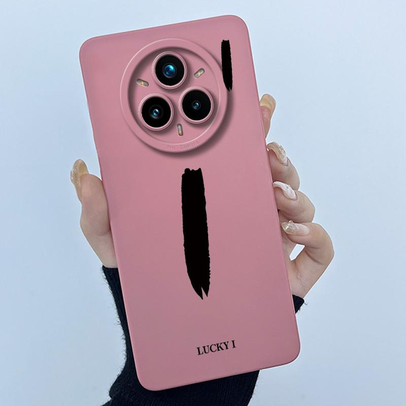 For Realme 14 Pro 14Pro+ 5G Cover Case Lucky Initial Letter Couple Silicone Soft Phone Bumper for Realme14 Pro Plus 2025 Casing