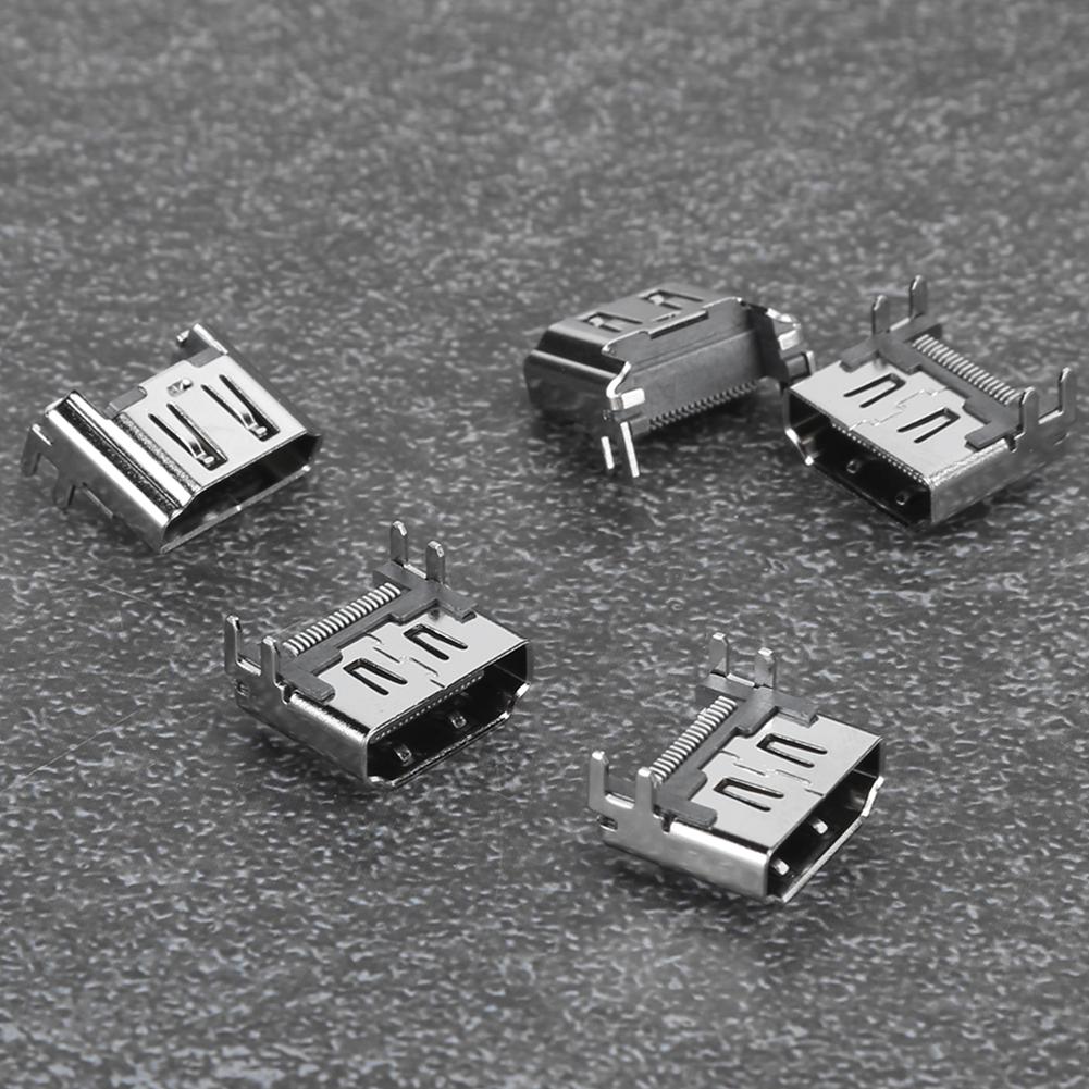 5PCS HDMI Port Connector Socket Replacement Fit for Sony PlayStation4 Game MachineGame Machine HDMI Port for Ps4