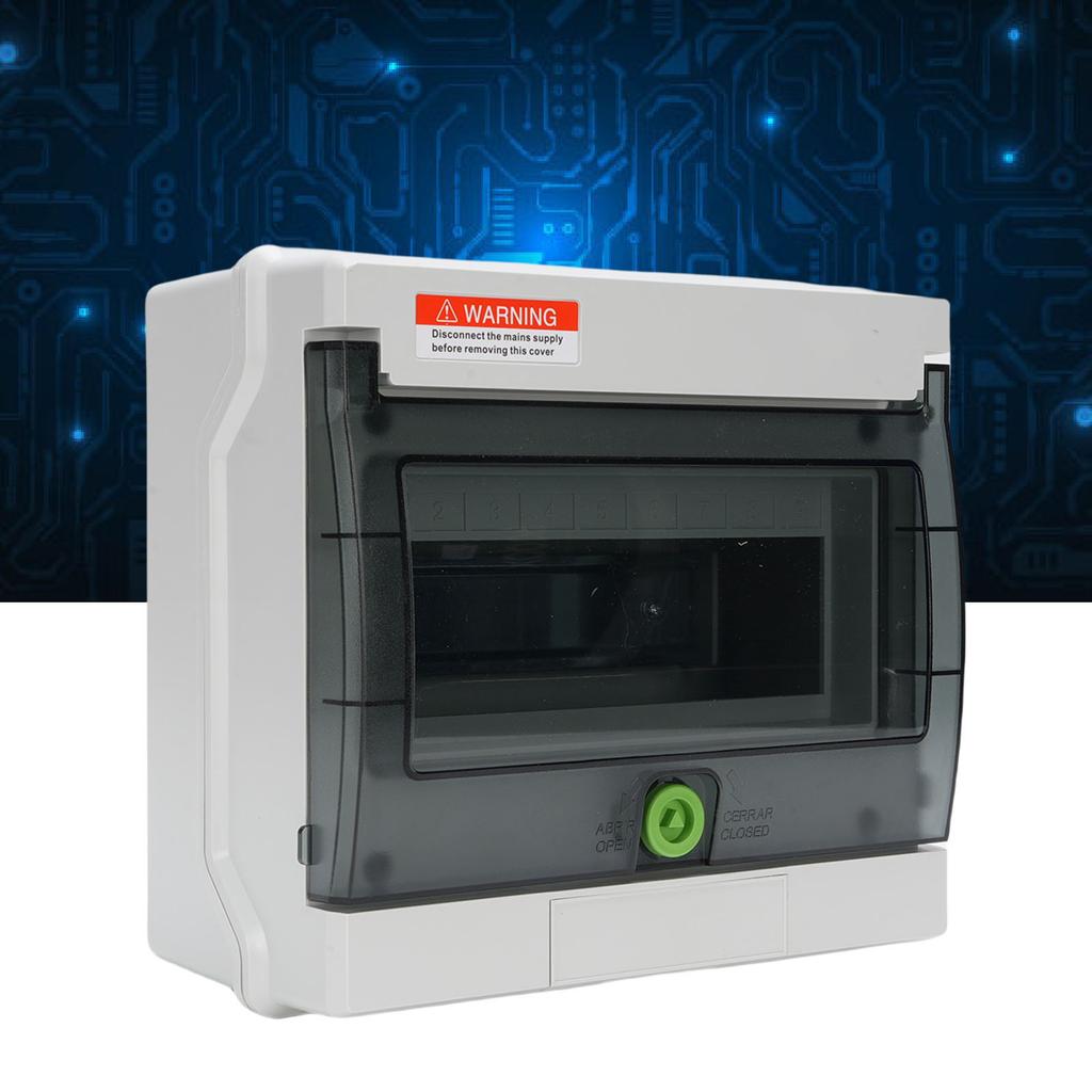 4 Way Distribution Box Circuit Breaker Enclosure with DIN Rail Mounting IP66 Water Proof for Indoor Outdoor Use