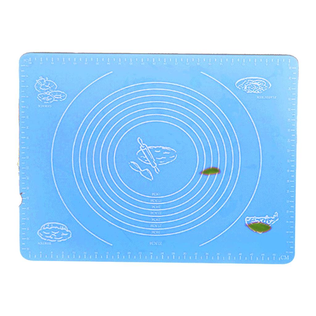 Non Stick Silicone Pastry Mat Thick Silicone Baking Mat with Msurements for Baking Rolling Pastry Dough Pizza