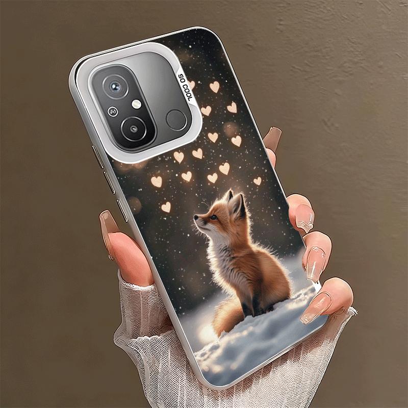 

Cartoon Fox Animal Shockproof Phone Case for Xiaomi Poco X7 X6 X5 X3 Pro F7 Ultra M8 Redmi 15C 15 14C 13C 12C 10C 13 12 10 Xiaomi Redmi 15C 4G