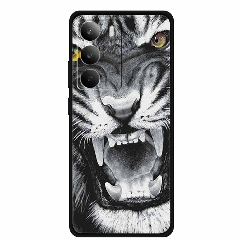 TPU Phone Case For Realme C75 C75X 4G Soft Silicone Cases Back Cartoon Patterns Cover Funda C 75 RMX3941 Fashion Luxury Bumper