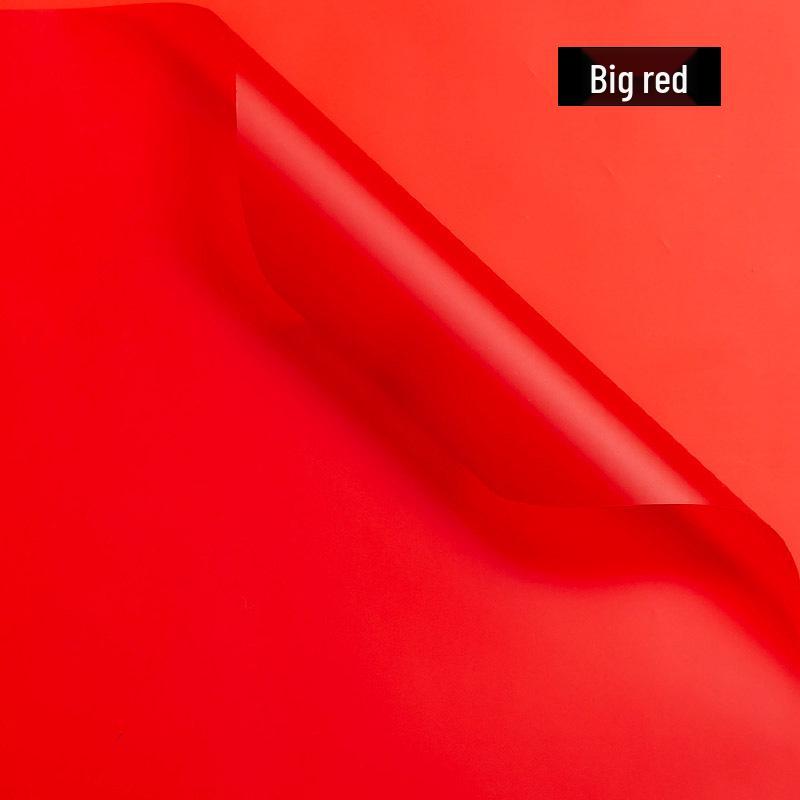 Translucent Waterproof Matte Paper for Florist Bouquets - Korean Solid Color Flower Packaging