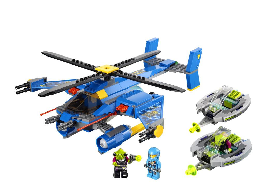 Setkání s mimozemšťanem LEGO Conquest Tryskový vrtulník