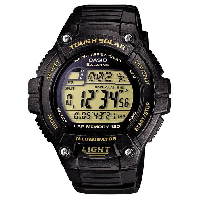 Casio Standard Watch W-S220-9AJF (Black/Gold)