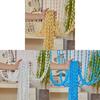 Nordic Style Lighttransmitting Tassel Curtain For Hotel Wedding Salon Decor