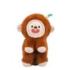 New Internet Celebrity Face-changing Monkey Plush Doll Cute Expression Little Monkey Doll Big Throw Pillow Child Hug Sleeping Doll