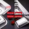 Heavy-Duty 304 Stainless Steel Rectangular Tray