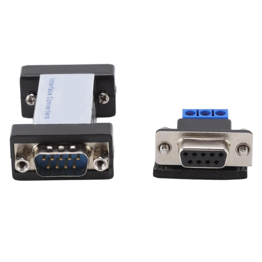 RS232 to RS485 Converter Bidirectional Interface ABS RS232 to RS485 Converter Adapter for Data Transmission