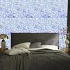 Iridescent glitter wallpaper in blue and azure for the living room and bedroom 50x1000