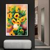 5D DIY Flower Leaves Pattern Diamond Art Vibrant Color Colorful Resin Adult Kids Rhinestones Painting Home