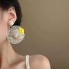Bohemian Knitted Hat Stud Earrings: Niche Beach Style with a Fairy Fashion Touch