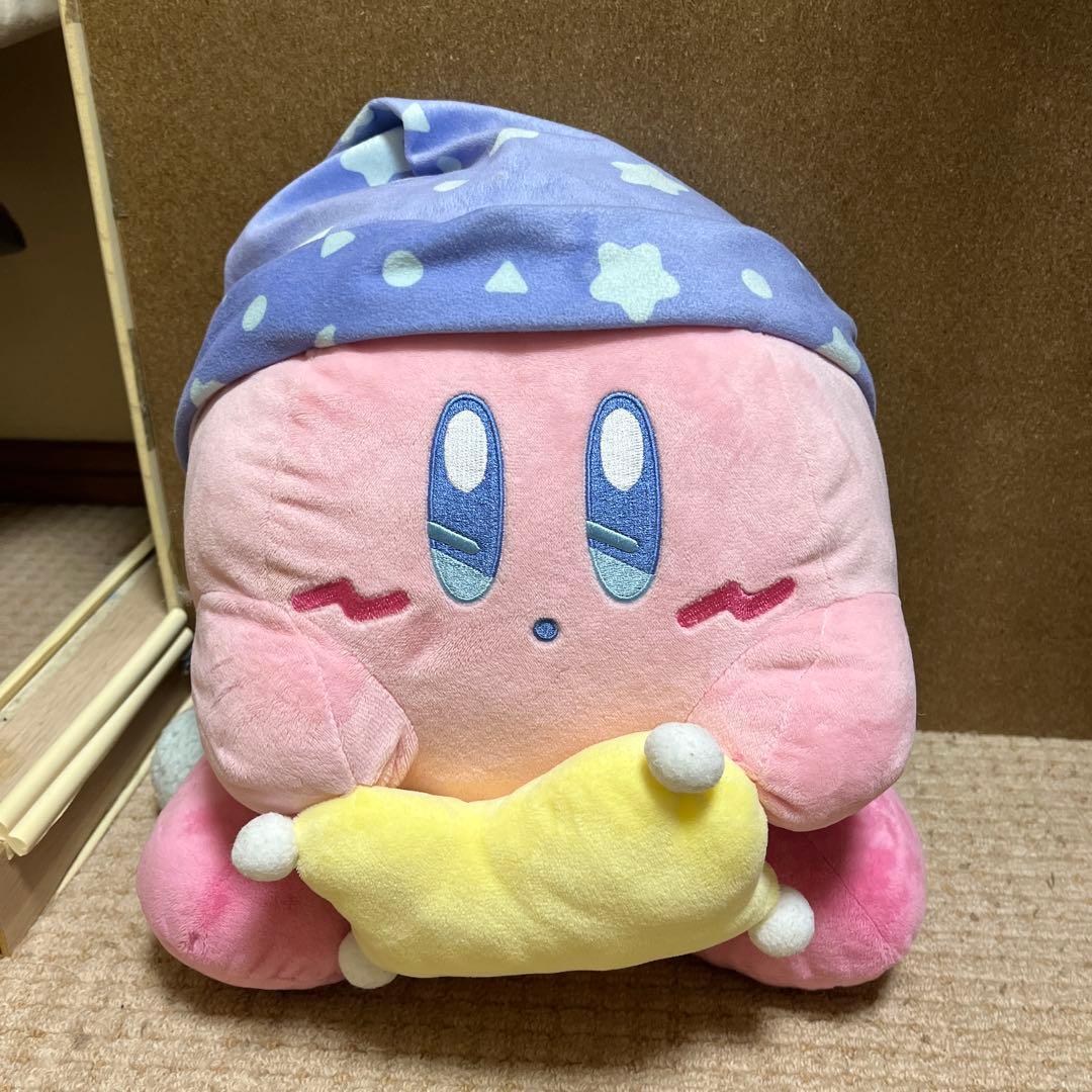 Kirby s Dream Land Plush Toy Good Night Night Cap