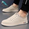 Little White Shoes New Men's Business Casual Leather Shoes Handmade Online Cowhide Youth Hundred Shoes