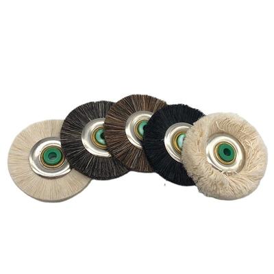 5 pz Laboratorio Dentale Materiali Fermo Imballaggio Misto Spazzola di Lucidatura Ruota Strumenti Rotanti Lab Buff 48mm Micro Motore Odontoiatria