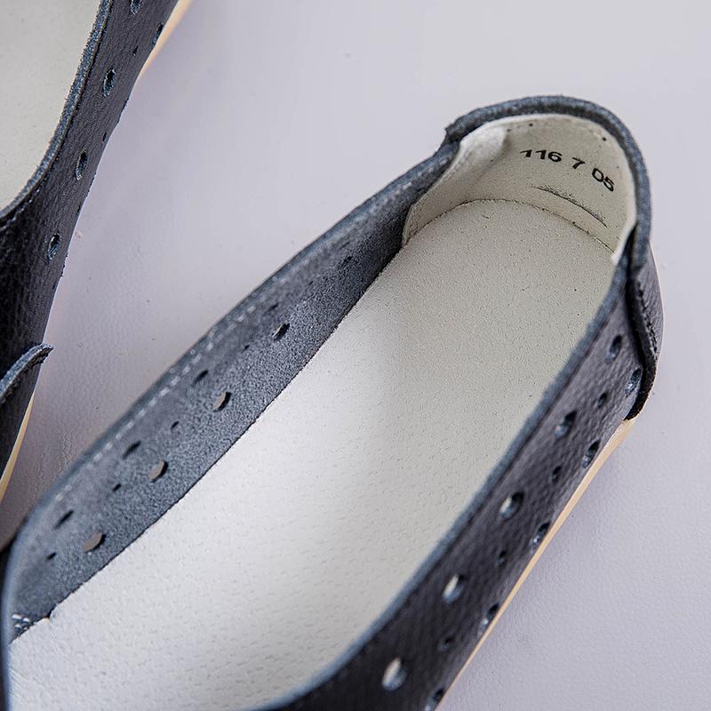 Women Leather Driving Shoes Moccasins Comfort Flats Casual Slip On Yellow Nurse Walking Summer Maternity Shoes for Mother