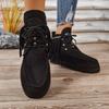 Fashion Women Ankle Boots 2025 New Round Toe Snow Boots Ladies Retro Outdoor Casual Shoes Fringe Winter Comfortable Luxury Women Shoes