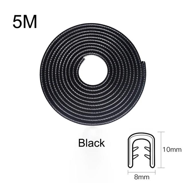 Car Door Edge Scratch Protector with Steel Disc Bumper Trim Edge Scratch Protector Strip Sealing Guard Styling Protector Decor Interior Mirrors 6