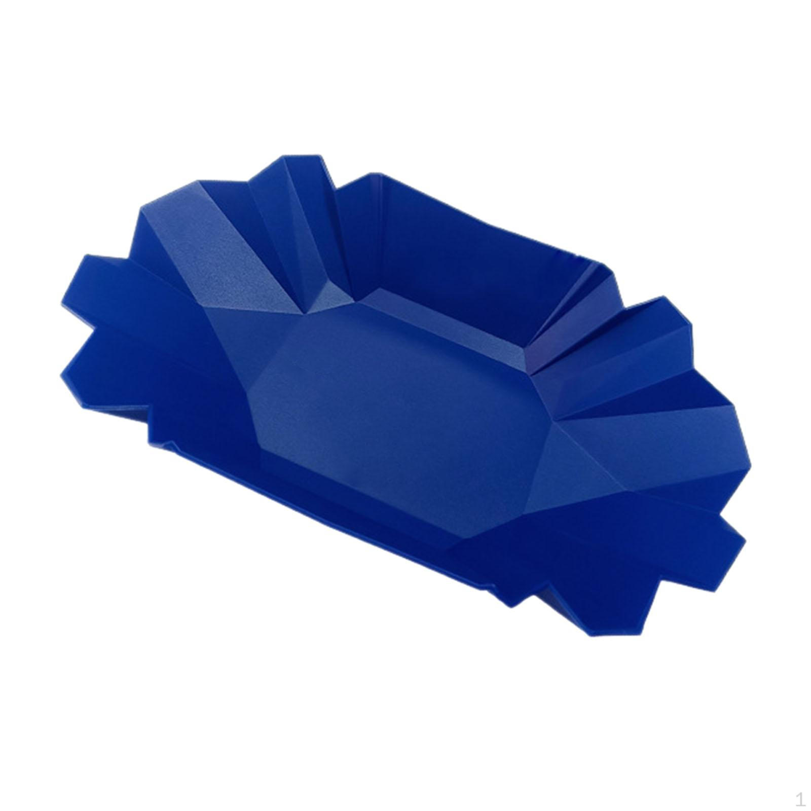 

Coffee Bean Sample Plate Snack Cookies Serving Tray Small Loose Tea Display 8.50x5.12x1.57inch синій
