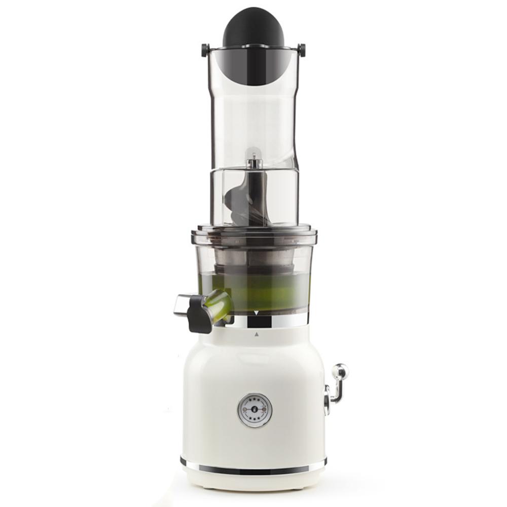 Slow Masticating Juicer 100mm Wide Mouth BPA-Free Juicer Cold Press Juice Quiet Motor Electric Fruit Vegetable Juicer Machine