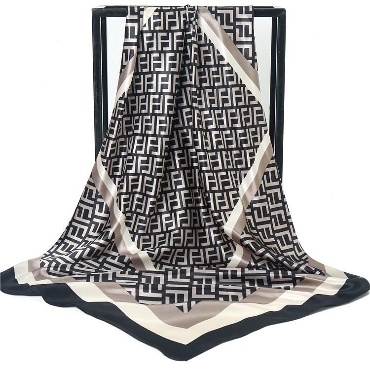 90 Large Square Scarves, Silk Scarves, Women'S Imitation Silk Fashion Shirts, Small Square Scarves, Mother Scarves.
