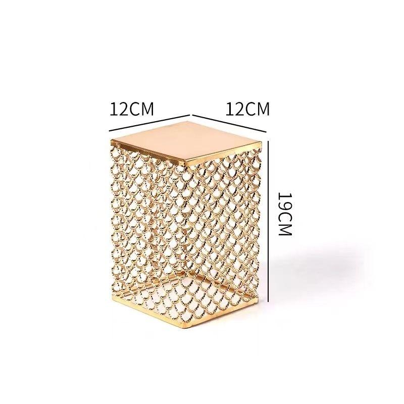 Severský kulatý kovaný železný bufetový stojan na nápoje a ovoce, stojan na občerstvení a pečivo, police na vystavení, dezertní stojan na dim sum, stojan na dorty, dekorativní prvek