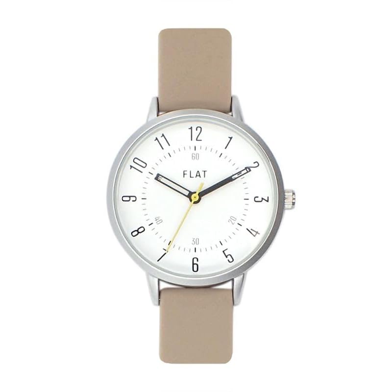 

[Follow] watch FLAT simple rubber belt watch Y00421S-1 MOC ladies brown