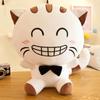Cute big face cat plush toy doll throw pillow cat doll rag doll children's birthday gift