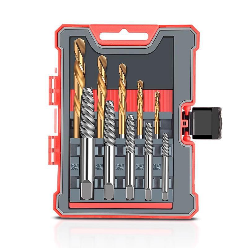 Wire Extractor Set for Broken Triangle Valve Taps, Rusty Screws with Sliding Thread Repair.
