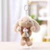 Plush Bunny Toy With Keychain For Gift And Decoration