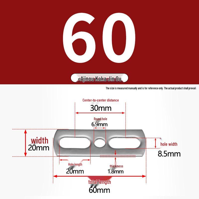 Kajin Ou Stainless Steel Flat Washer with Round/Threaded Hole, Thickened Stop Plate, Metal Sheet Bolt Accessories.